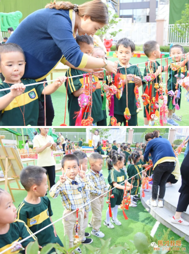 甘肅天水佳水岸偉才幼兒園端午節(jié)活動登上中國教育報！